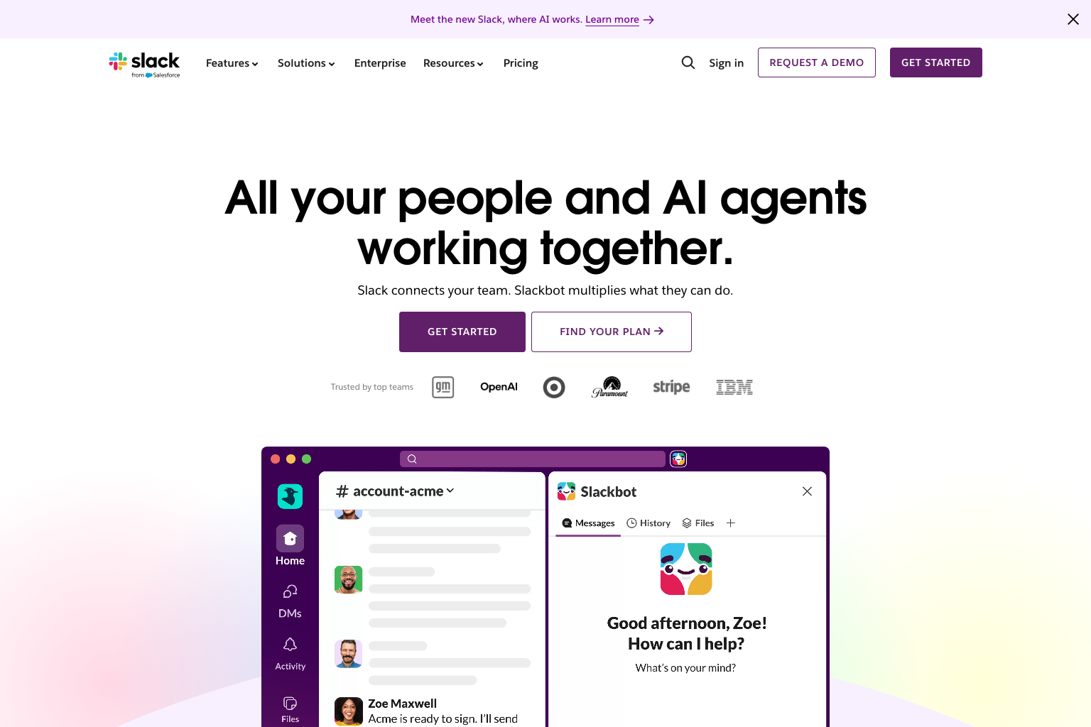 Slack website audit preview
